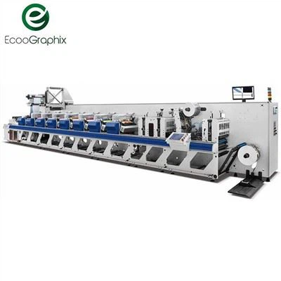 8 Koulè Flexo Enpresyon machin